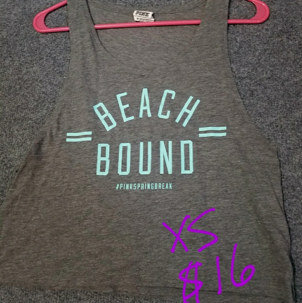 VS PINK crop summer tank